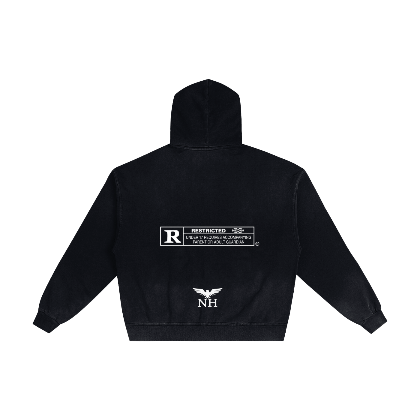 RESTRICTED SUN FADED ZIP UP HOODIE - Noah Herbert