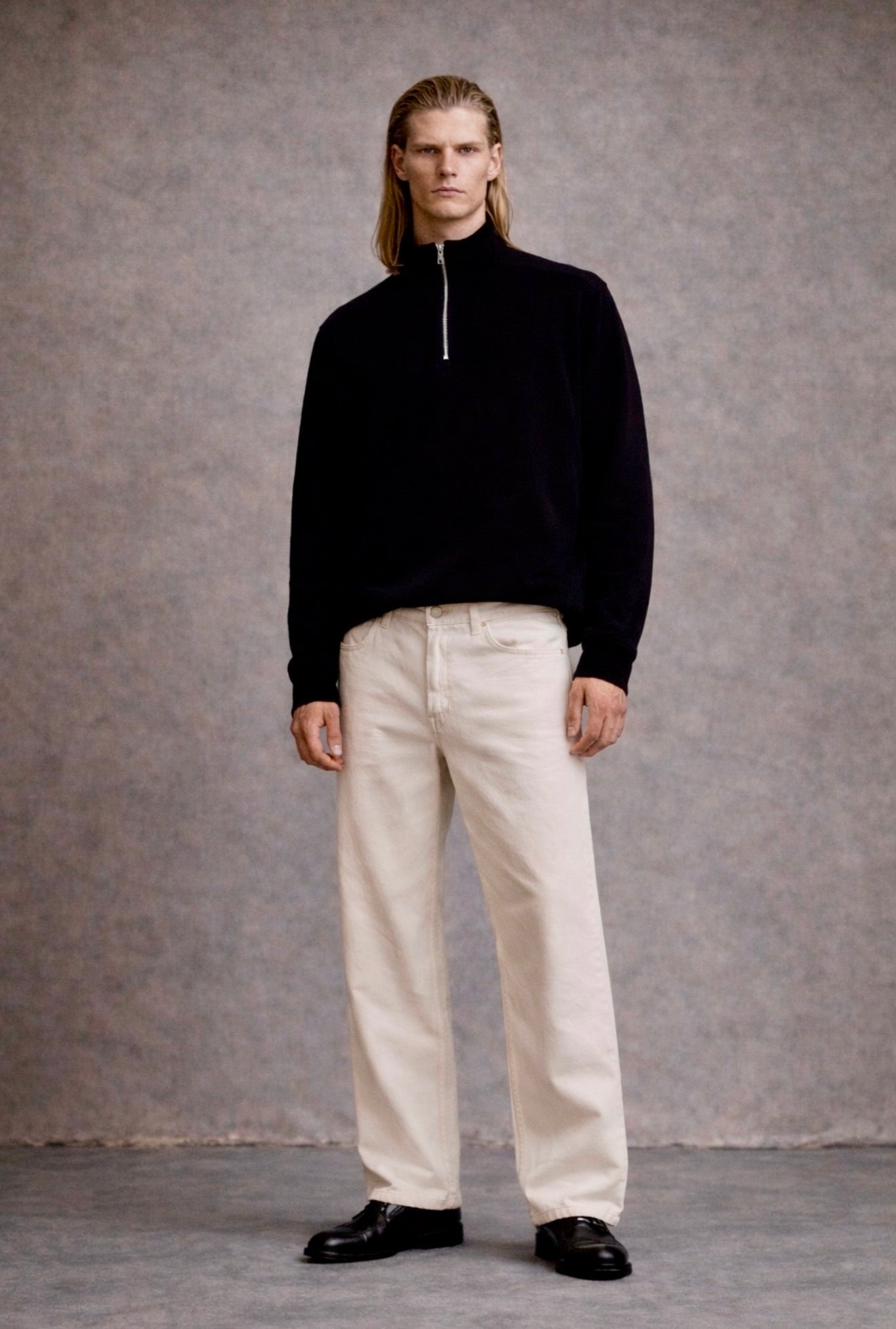 Rolled Edge Quarter Zip - Noah Herbert