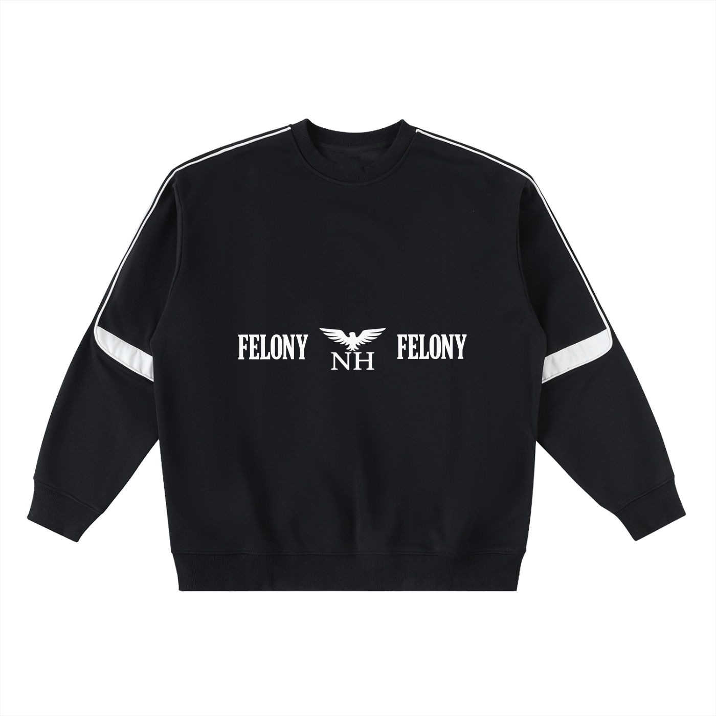 FELONY OVERSIZED TAPED CREWNECK - Noah Herbert