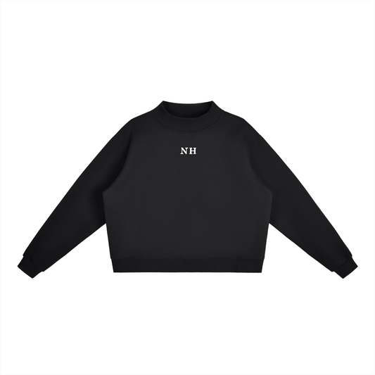 WOMENS MID-NECK  SWEATSHIRT