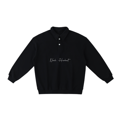 RESTRICTED POLO COLLAR SWEATSHIRT