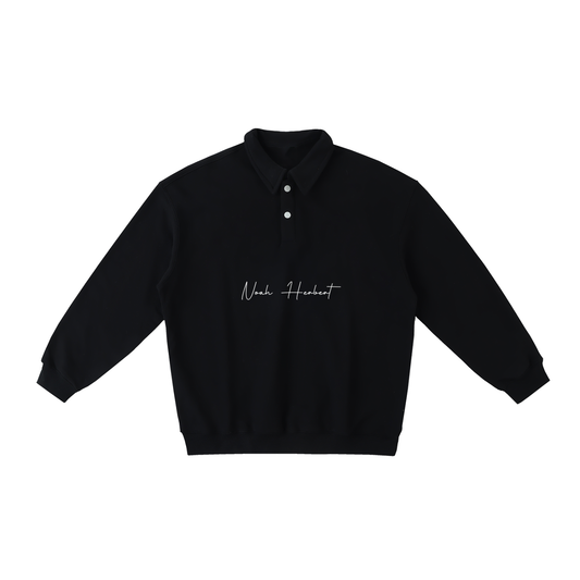 RESTRICTED POLO COLLAR SWEATSHIRT