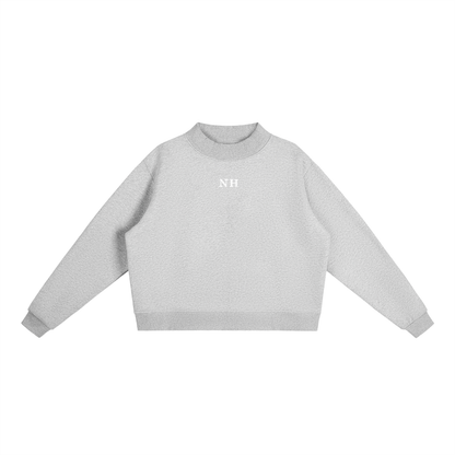 WOMENS MID-NECK  SWEATSHIRT