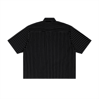 Striped Boxy Button Up - Noah Herbert