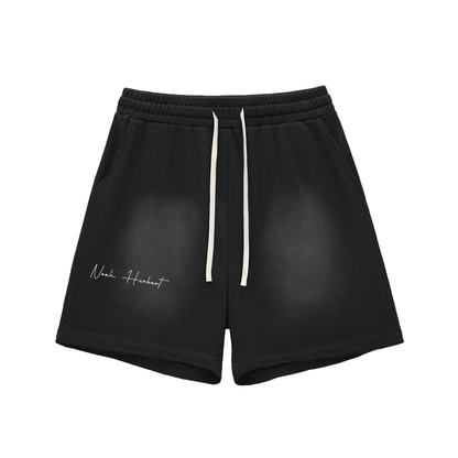 RESTRICTED SUNFADED SHORTS