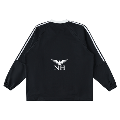 FELONY BLOCK V - NECK LONG - SLEEVE TEE - Noah Herbert
