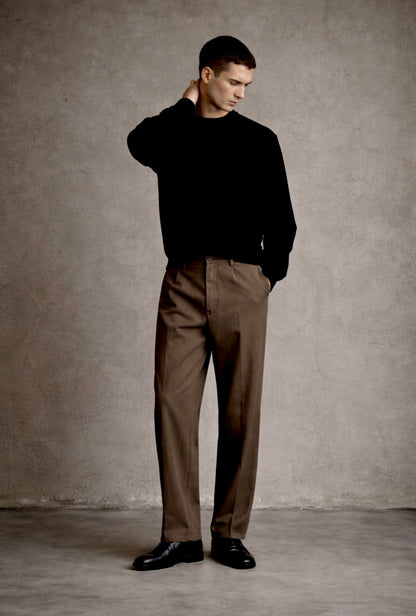 Knitted Round Neck Sweater - Noah Herbert