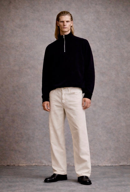 Rolled Edge Quarter Zip - Noah Herbert