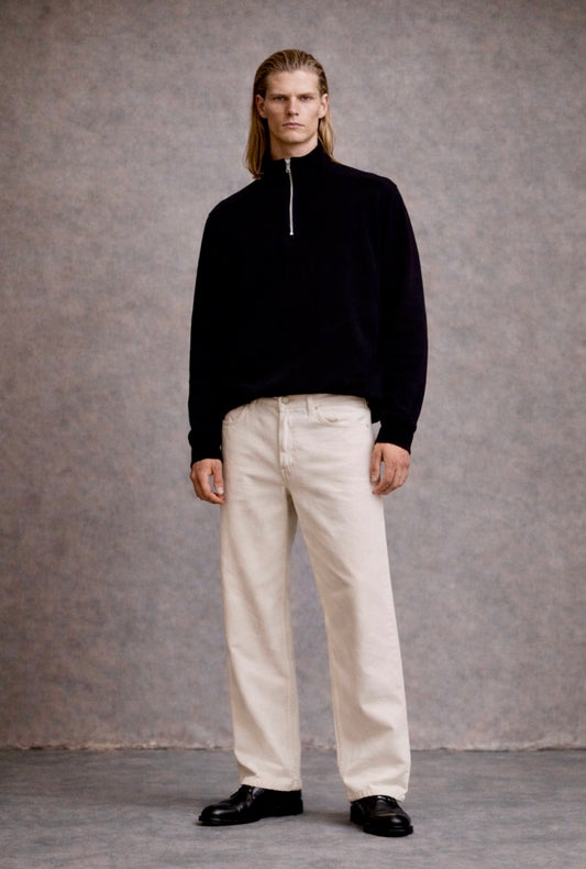 Rolled Edge Quarter Zip - Noah Herbert