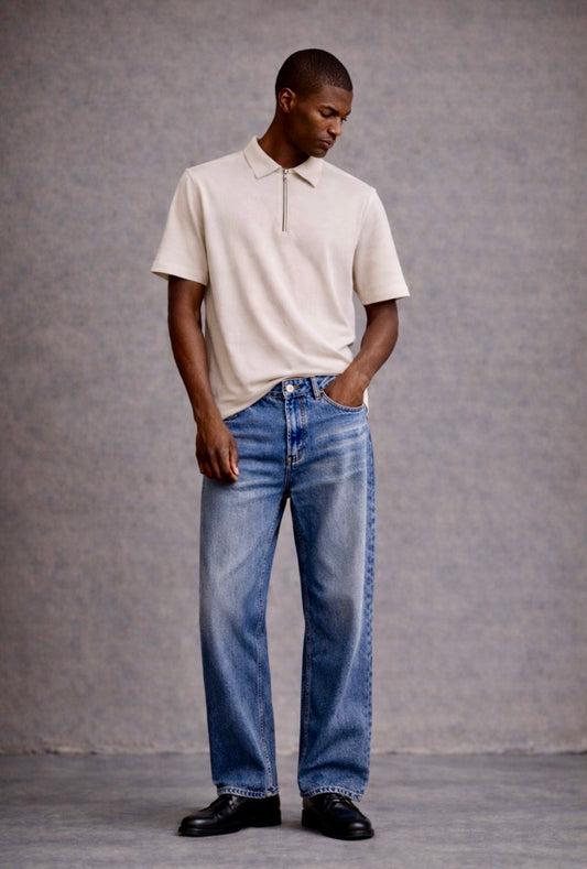 Half Zip Polo - Noah Herbert