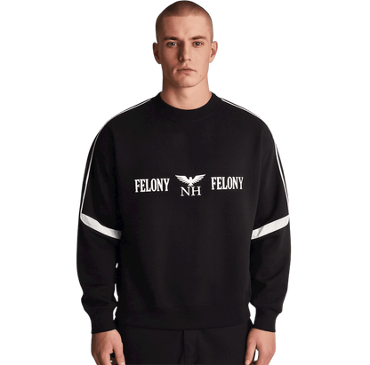 FELONY OVERSIZED TAPED CREWNECK - Noah Herbert