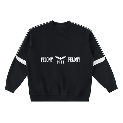 FELONY OVERSIZED TAPED CREWNECK - Noah Herbert