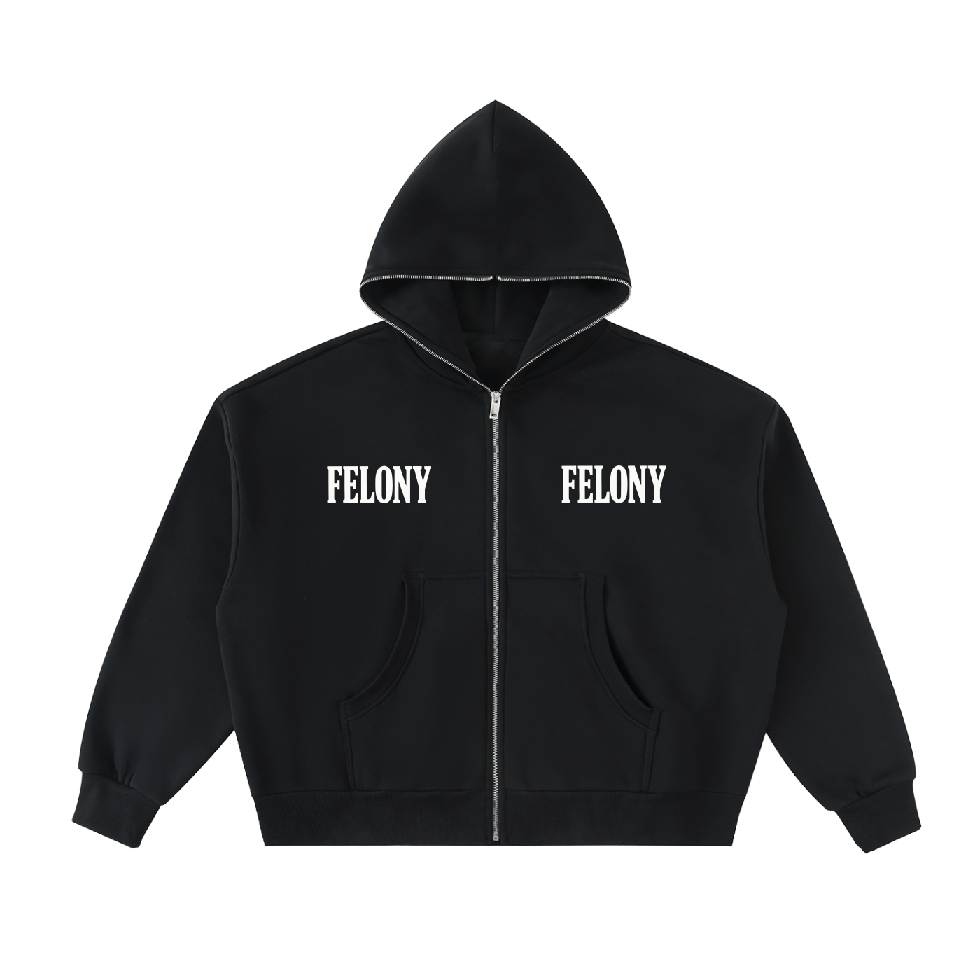 FELONY FULL - ZIP BOXY HOODIE - Noah Herbert