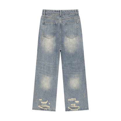 Distressed Denim Jeans - Noah Herbert