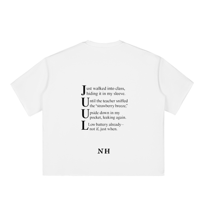 JUUL BOXY RAW EDGE TEE - Noah Herbert